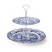 Portmeirion Home & Gifts présentoir à gâteaux à 2 niveaux, bleu
