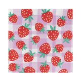 Talking Tables 20 x roze servetten met aardbeienthema