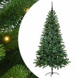 vidaXL Sapin de Noël avec 150 LED, Vert, 150 cm