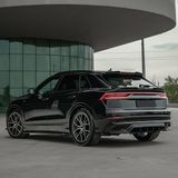 Oneway Achterspoiler compatibel met Audi Q8 S-Line & SQ8 & RSQ8 2018- - Glanzend zwart