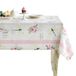 Maison d'Hermine Tafelkleed, vierkante tafel, 100% katoenen tafelkleed voor eetkamer, boerderij, huis, hotel, feesten en bruiloft - ideaal voor paasdecoraties lente en zomer (Champ De Mars, 152 x 152