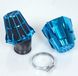 Pln2030113 Polini Cornet Air Filter Ø32mm 203.0113 Dellorto PHBG Bent 30° Blue