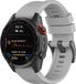 By Qubix - Siliconen sportbandje - 22mm Quickfit - Grijs - Geschikt voor Garmin Fenix 7 / 6 / 5