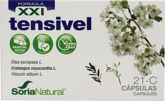Soria Natural Tensivel 21 C XXI Capsules - 30 stuks