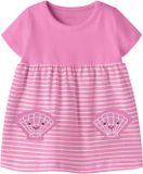 NAME IT NBFFUNNIEZ SS DRESS Bébé Robes Taille 80 Coton/Élasthanne Manches courtes Strawberry Moon