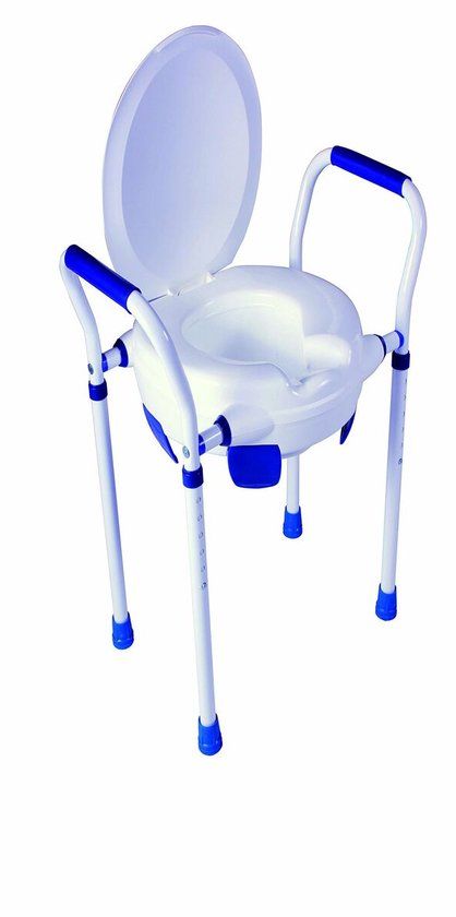 Aston Kinetics Toiletbril Aston 500431 Blauw Wit Kunststof Standaard vorm