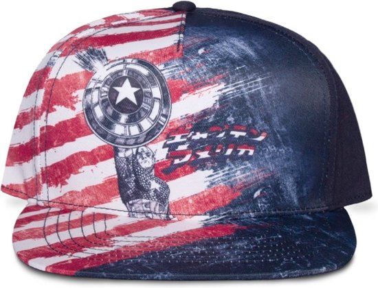 Captain America Difuzed Captain America Brave New World - Captain America - Flag Unisex Cap - multicolor - Standard