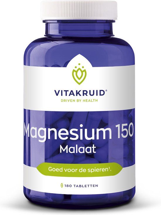 Vitakruid Magnesium 150 malaat 180 tabletten