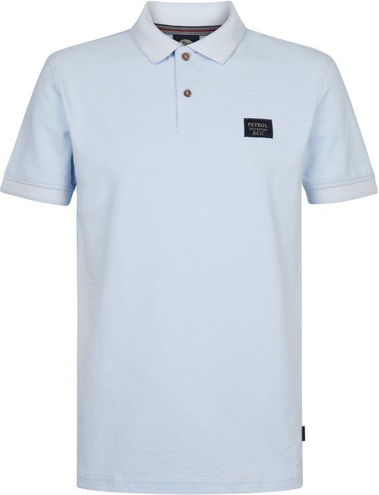 Petrol Industries Heren Piqué polo MarAzul - Blauw - Maat S