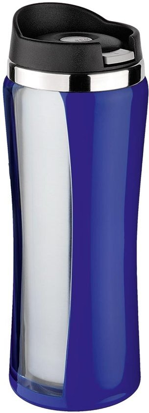 Isosteel RVS Drinkbeker Colorline 0.4 liter blauw