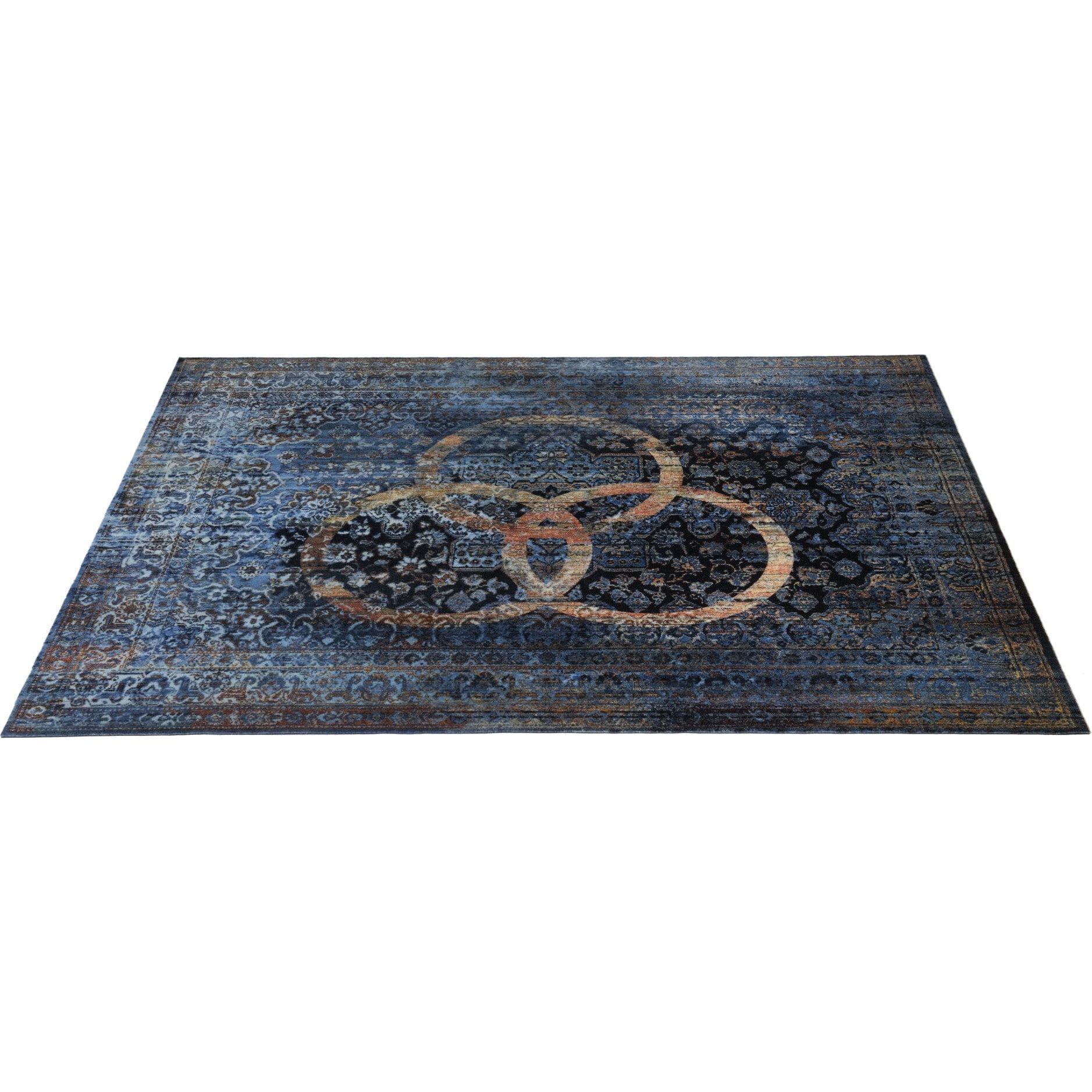 DRUMnBASE VP185-BNZ Vintage Persian Bonzo Drum Mat - 185 x 160 cm