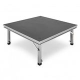 Gear4music G4M Podium compact avec pieds, 1 m x 1 m