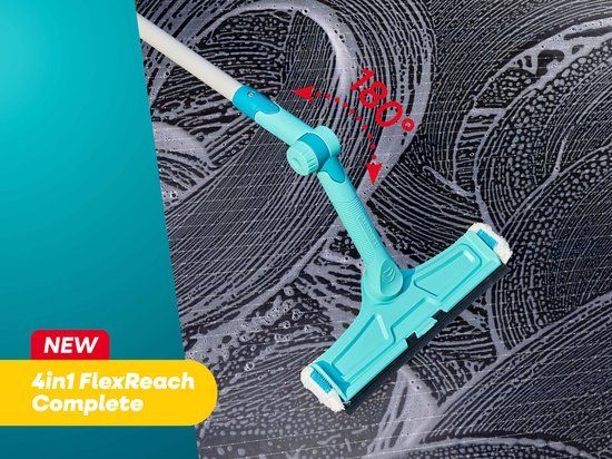 Leifheit Set raamreiniging 4in1 FlexReach Complete