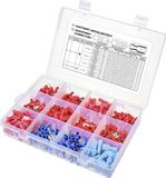TRU COMPONENTS Assortiment kabelschoenen 0.5 mm² - 2.5 mm² Rood, Blauw 575 stuk(s)