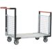 Fimm Plateauwagen rechthoek wiel met 3 gaaswanden 1075 mm 500 kg
