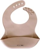 NouiNoui - Silicone bib slabber - Oud roze