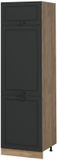 Vicco Hoge kast R-Line, Antraciet landelijk/Goudkleurig Eiken, 60 cm