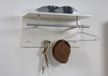 FMD Wandkapstok - Wit - Hout/MDF - 72x29,3x34,5 cm