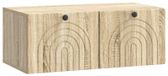 Sonoma Eiken support mural meuble TV 78,5 x 41 x 30 cm Bois traité