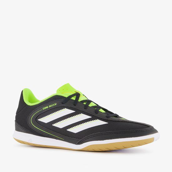 Adidas Copa Pure 3 Club Zaalvoetbalschoenen Junior - Zwart/Geel - Maat 43 1/3