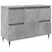 vidaXL Meuble de salle de bain 80x33x60 cm Gris Bois