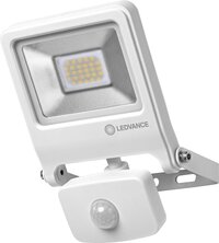 Ledvance Schijnwerper LED: voor muur, ENDURA FLOOD Sensor Warm wit / 20 W, 220…240 V, stralingshoek: 120, Warm wit, 3000 K, body materiaal: aluminum, IP44