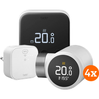Tado Slimme Thermostaat X Startpakket + 4 radiatorknoppen
