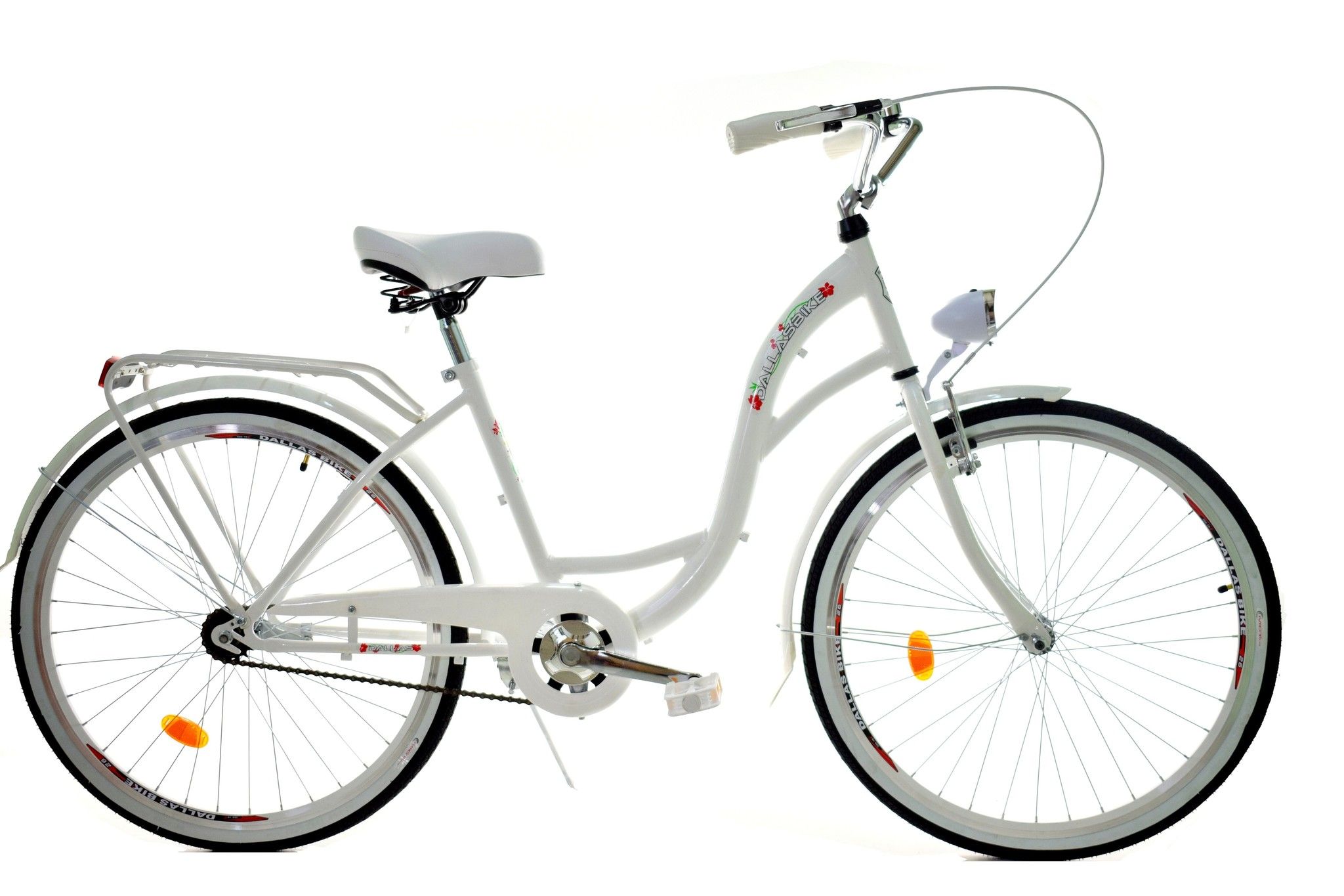 Viking Choice Meisjesfiets 26 inch wit - Dallas Bike - 2023 model