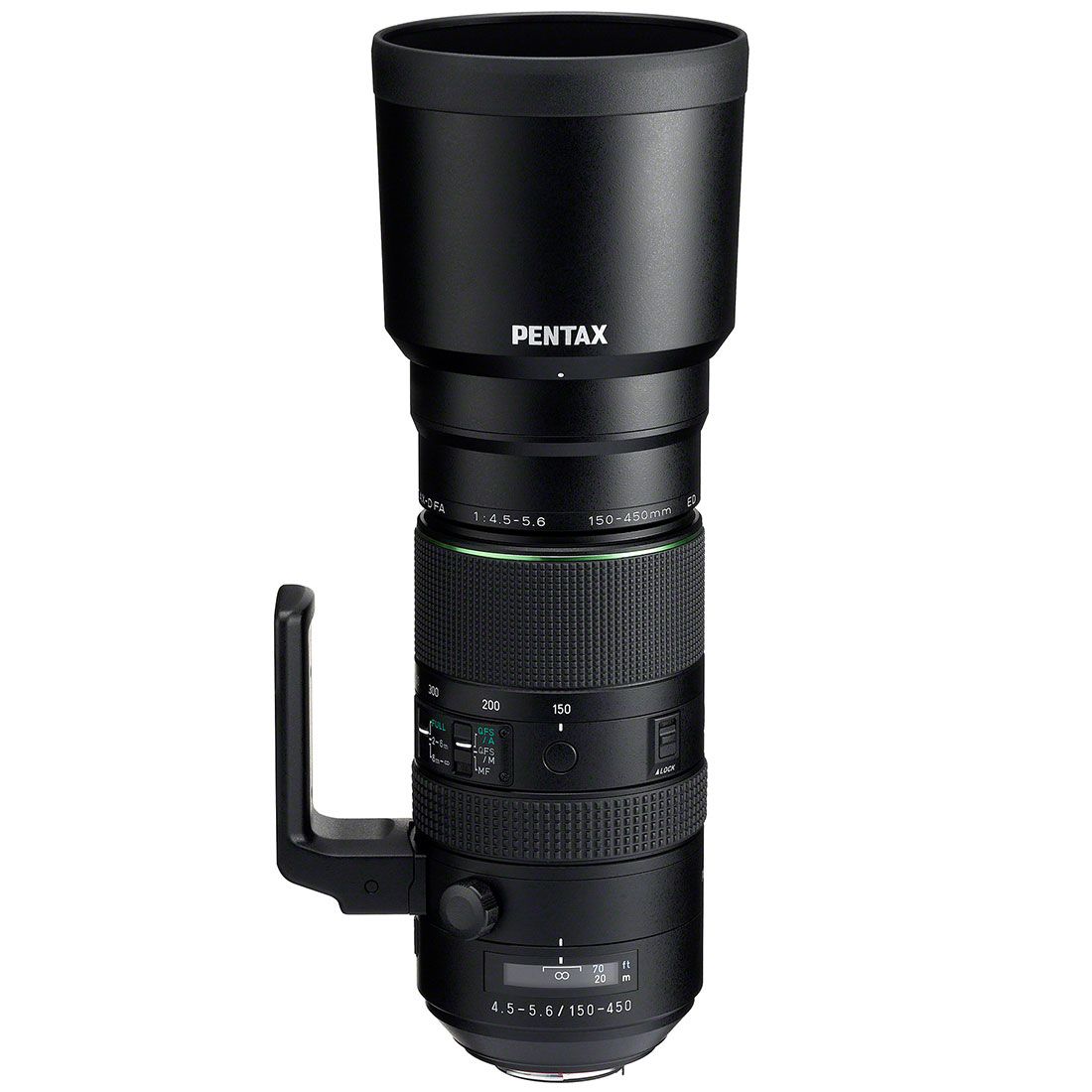 Pentax HD D FA 150-450mm F4.5-5.6 DC AW Lens - Black
