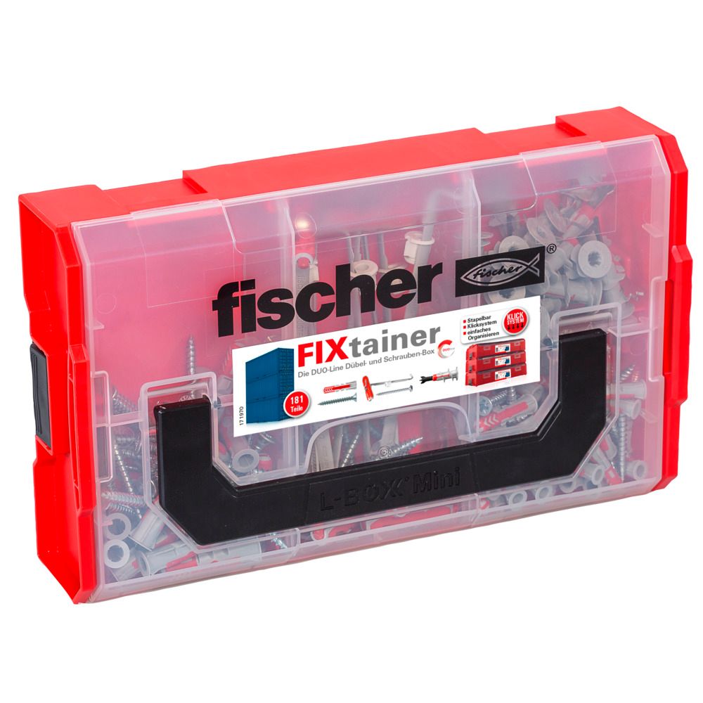 Fischer DUOLINE 181 - 90 stuks - grijs - met koffer