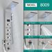 StarTech LED-douchepaneel - Douchekolom - 6 functies - Regendouche - Watervalstraler - Massageduizen - Bidetdouche - Nikkel 8009