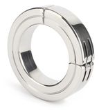 Mr.Steel Scala 2.0 b.v. Hinged Magnetic Cockring 50mm Roestvrij staal Zilver