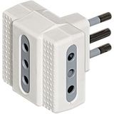 Bticino s3603de stekkeradapter voor stopcontact wit
