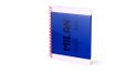 MILAN® Notitieboek A4, spiraalbinding, hardcover, wit papier, 80 vellen nata®, blauw