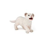 Papo - Realistische witte leeuwenwelp figuur - 3 jaar en ouder - Wilde dieren collectie - Educatief spel jonge katachtigen - Cadeau-idee speelgoed voor meisjes en jongens