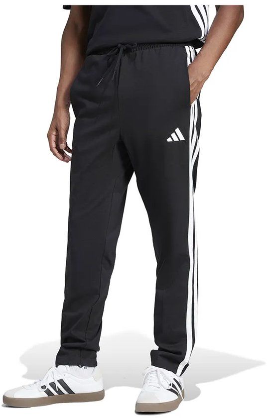 Adidas Essentials 3 Stripes Single Jersey Joggers Zwart M / Regular Man