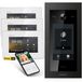 Balter EVO-HD videosysteem voor deuropnamen met touchscreen, zwart, inclusief app, geschikt voor 1 gezinswoning, 3 x 7-inch monitor, deurbel met Full HD camera, 2-draads bus