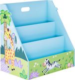 Teamson Kids Houten Boekenkast Voor Kinder - Kinderslaapkamer - Zonnige Safari - 47cm Lang