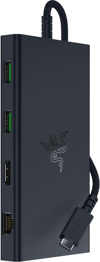 Razer USB-C Dock - Docking Station - 11 Poorten - HDMI - Zwart