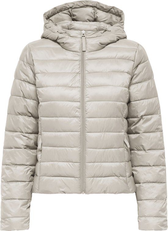 ONLY ONLTAHIA LW QUILTED HOOD JKT NOOS OTW Dames Gewatteerde Jas Pumice Stone S