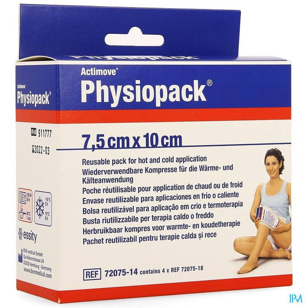 BSN Medical Physiopack Actimove 7,5x10cm - 4 stuks