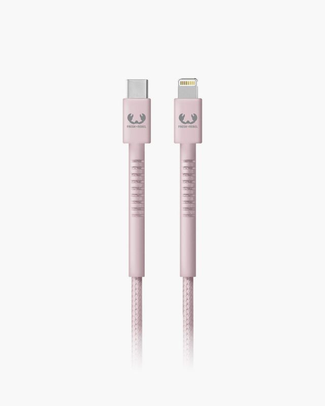 Fresh 'n Rebel Lightning naar USB-C Kabel - 2m - Roze