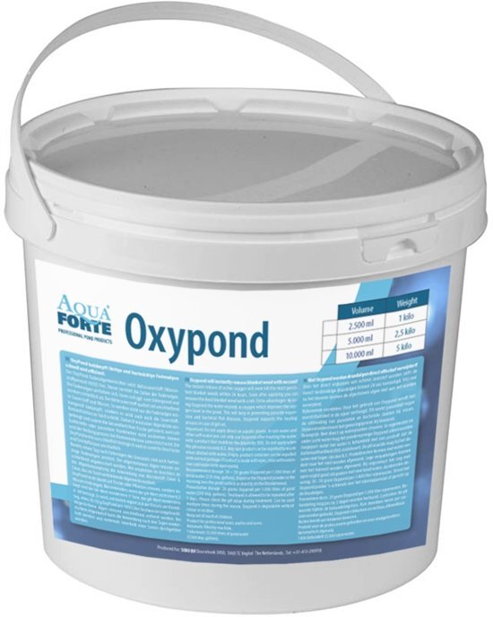 AquaForte Oxypond anti draadalgmiddel 5kg Uw water is onze zorg