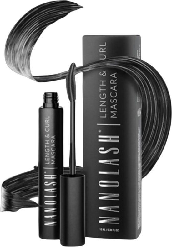 Nanolash Length & Curl Mascara - Zwart - 9 ml