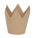Décopatch AC880Cpack - Lot de 5 supports en papier mâché 8x8x8 cm, Coupelle couronne