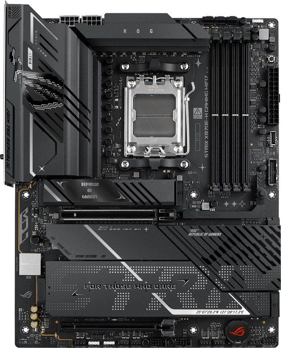 ASUS ROG Strix X870E-H Gaming WiFi7 - Moederbord - Socket AM5 - ATX - AMD X870E - DDR5 - WiFi 7