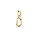 Thomas Sabo Charm Club Connect Charm-Hanger Letter O 18k Vergulding Gerecycled 925 Zilver CC1221-413-39