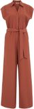 WE Fashion Dames jumpsuit met krijtstreep