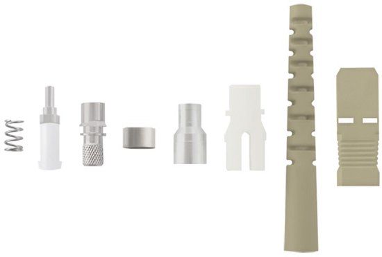Qoltec - SC/UPC Multimode Connector - 3.0mm - Ceramic