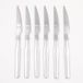 Set de couteaux à steak en acier inoxydable de 6 pièces